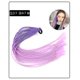 thumbnail image 1 of Coleta trenzada de Color degradado para mujer, banda elástica para el cabello, banda de goma, accesorios para el cabello, diadema para peluca, 60cm, Color de cabello Gr, 1 of 4