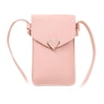 thumbnail image 1 of Bolso bandolera pequeño Sunnimix para teléfono móvil cuero PU rosado, 1 of 8