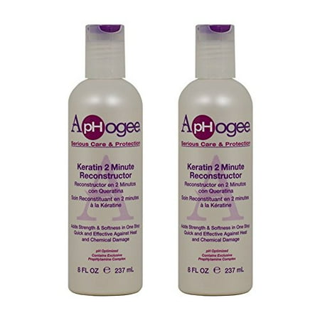 Aphogee Keratin 2 Minute Reconstructor 8oz Pack Of 2 Walmart Com