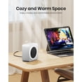 thumbnail image 3 of Calentador Space Heater Gaiatop Mini ligero de cerámica PTC de 500 W, color blanco, 3 of 6