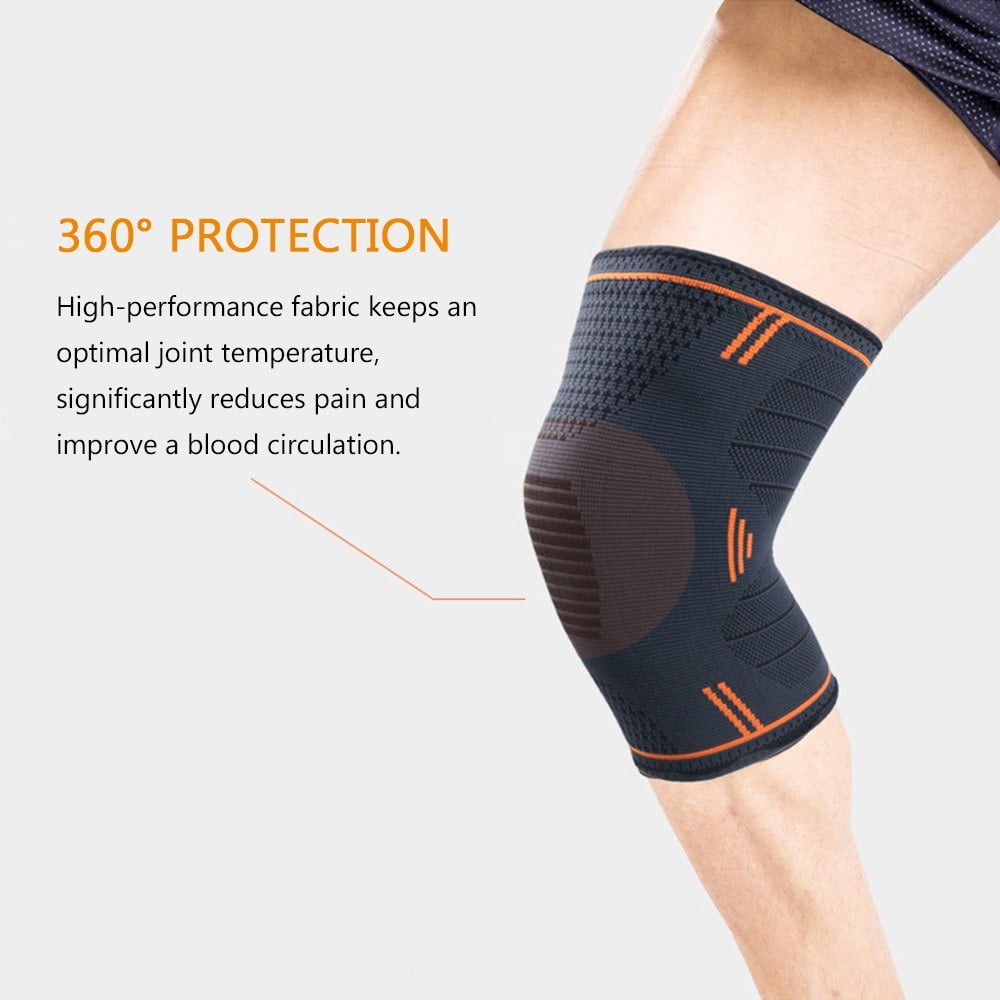 Anti-Slip Compression Knee Pads for Joint Support in Sports