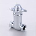 thumbnail image 1 of Central Brass 0331.375 Self-Closing Straight Stop 4-Arm Handle in Chrome, 1 of 1