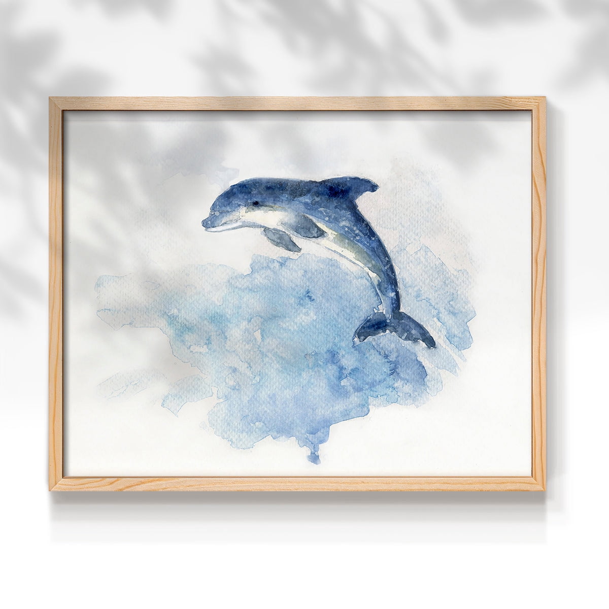 Wave Jumping by Sally Swatland - Restickable Framed Giclée Print