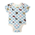 thumbnail image 2 of Disney Cars Baby Boys' Bodysuit Pants and Bib Set McQueen Mater Blue, 2 of 8
