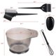 thumbnail image 3 of 5 Pcs Professional Hair Dyeing Tool, Suitable for Salon and Home Hair Dyeing Brush Comb, Coloring Bowl, Dye Mixer Black, 3 of 5