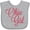 AC-Heather Grey, variant on Inktastic Ohio Girl Boys or Girls Baby Bib