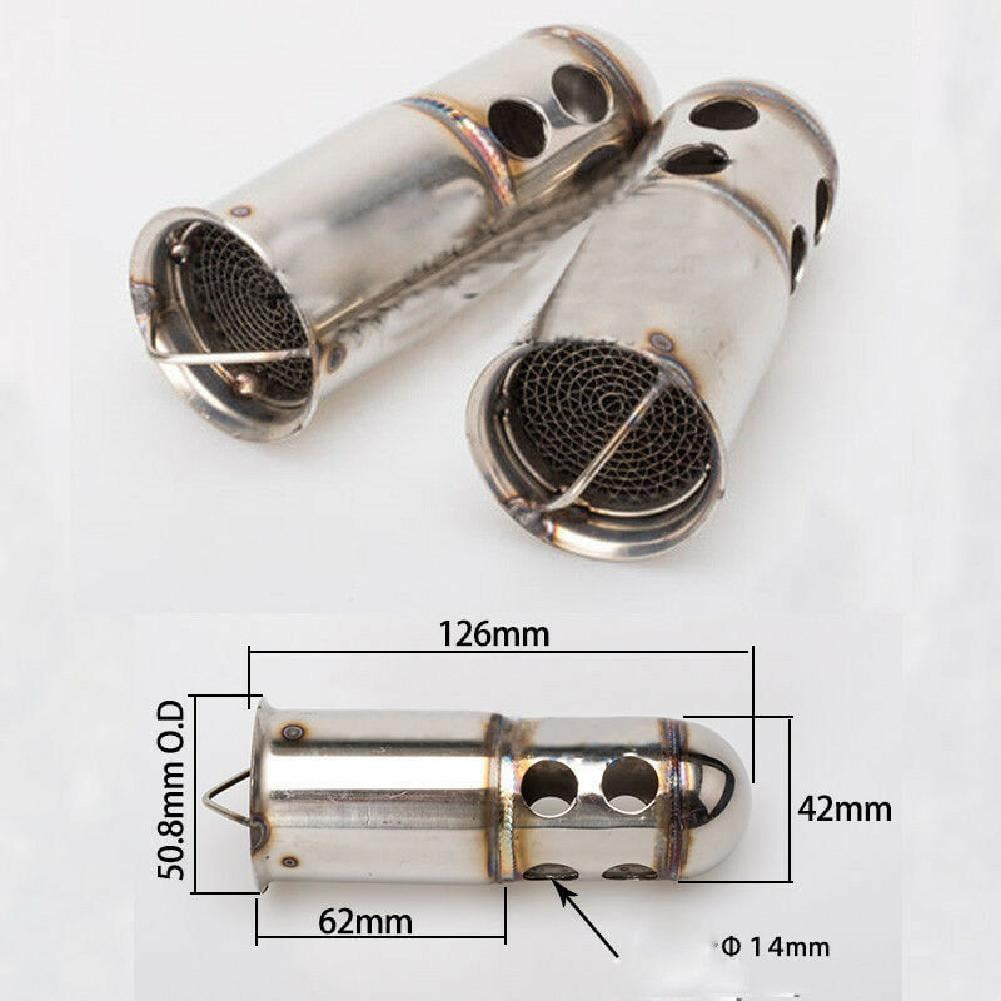 Amazon.com: Universal Stainless Steel Muffler Exhaust Pipe