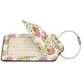 thumbnail image 4 of Rocae Sunflowers for Leather Luggage Baggage Tags ID Label Privacy Cover ID Label with Stainless Steel Loop and Address Card, 4 of 5