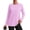 Light Pink, variant on Pinspark Athletic Shirts Women Hip Length Yoga Top Long Sleeve Workout Shirt Quick Dry Tennis Tops Loose Fit Active Tops