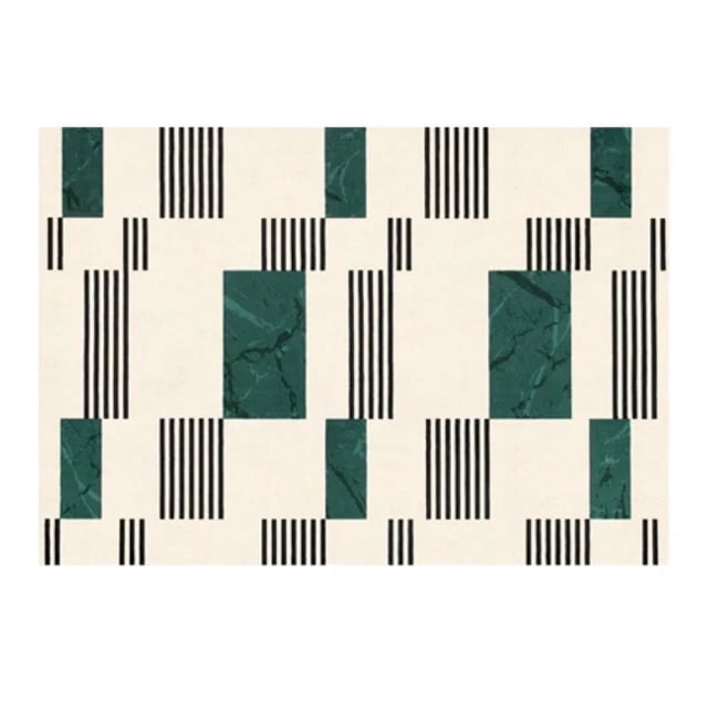 Abstract Pattern Large Area Living Room Decorative Carpets Green Minimalist Bedroom Bedside Carpet Minimalist Creative Art Rugs My Lux Decor Round