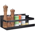 thumbnail image 1 of Estante para nevera, estante colgante para imán de nevera, estante para especias con estante, estante de cocina, organizador de cocina, almacenamiento, negro Xemadio LL-2495, 1 of 7