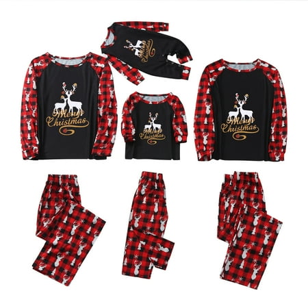 

Matching Christmas Pajamas for Family or Couples – Reindeer Print