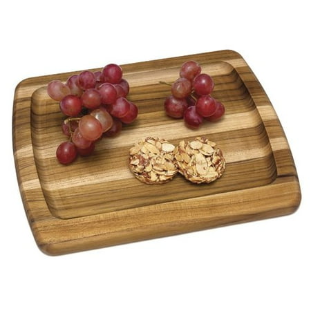 Gold Natural Wood Cheese Board - Latitude Run Rudolph Grain Cheese Board and Platter