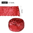 thumbnail image 2 of Uxcell Ruban à Sequins Élastique 11 Yards 3 Pouces 8 Rangées pour Couture Rouge, 2 of 5