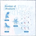 thumbnail image 2 of 12 Pcs Décoration de Fête Suspendue Flocon de Neige, Décoration de Fête Flocon de Neige, Fournitures de Décoration de Fête Flocon de Neige (Multicolore10), 2 of 5