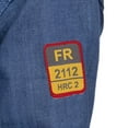 thumbnail image 4 of Flame Resistant Welding FR Denim Shirt - 100% C - Light Weight - 7 oz (X-Large, Denim Blue), 4 of 8