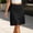 Black, variant on Women’s Wide High Waist A Line Skort, Solid Tone Four Way Stretch Fabric, Clean Straight Hem for Community Fitness Blue S