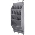 thumbnail image 1 of Zapatero para colocar sobre la puerta con bolsillos extra profundos, zapatero de pared para armario y puerta estrecha, 1 of 5