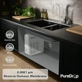 thumbnail image 4 of PureDrop PDR-100RO Under Sink 3-Stage Reverse Osmosis Drinking Water Filtration System High Capacity 100 GPD Fast Flow Tankless System, 4 of 8