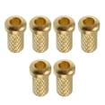 thumbnail image 1 of 6 piezas de guitarra dorada a través del cuerpo casquillos de guitarra eléctrica dorado shamjiam A través de férulas, 1 of 9