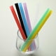 thumbnail image 2 of 100pcs Plastic Straws Milkshake Wide Disposable Bubble Tea Drinking Straw Large, 2 of 3