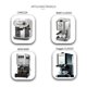 thumbnail image 4 of Portafiltro sin fondo de café de 58mm para la cesta de filtro Gaggia D Afortunado Sencillez, 4 of 4