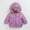 25Purple, variant on Toddler Fleece Jacket Hooded Long Sleeved Winter Warm Down Coats Cute Printed Lined Fleece Padded Puffer Jackets