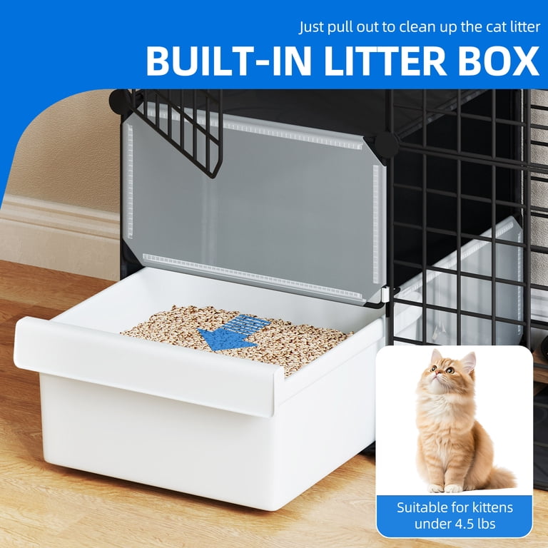 all modern cat litter box PawsPik Extra-Large Stainless Steel Top Entry Cat Litter Box & Scooper, Gray, Silver, XL