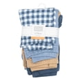 thumbnail image 2 of Hudson Baby Boy Cotton Pants and Leggings, Blue Gingham, 5T, 2 of 6
