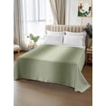 thumbnail image 2 of Sage Green Ombre Flat Sheets Only Full Size, Soft Breathable Bed Top Sheets for Mattress, Modern Abstract Art Farmhouse Gradient Luxury Bedding Flat Sheets for Home Hotel Bedroom Bed Protection, 2 of 9
