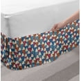 thumbnail image 2 of Pastel Bed Skirt, Cartoon Style Colored Pencils Vertically Arranged, Elastic Bedskirt Dust Ruffle Wrap Around for Bedding Decor, 4 Sizes, Multicolor, by Ambesonne, 2 of 2