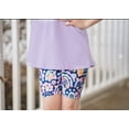 thumbnail image 4 of Millie Loves Lily Girls Orchid and Periwinkle High-Low Tops and Printed Bike Shorts Set,Toddler Girls,Size 4T,4-PCS, 4 of 5