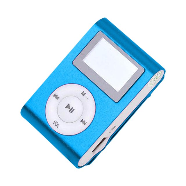 Cheeseboards and Knives Portable MP3 Player, Mini USB LCD Screen MP3 Card Support Sports Music Player
