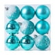 thumbnail image 2 of Juego de 9 bolas colgantes para árbol de Navidad, bolas de cristal doradas con luz LED, fáciles de instalar, para decorar la sala de estar., 2 of 9