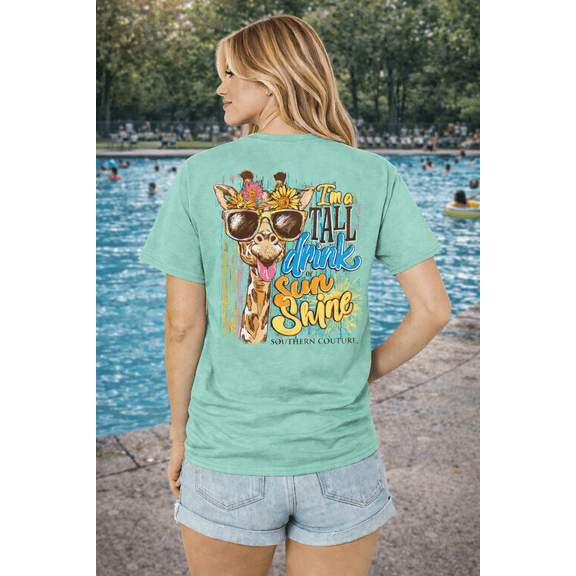 Southern Couture Tall Drink Of Sunshine T-Shirt