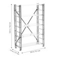thumbnail image 2 of Miangastore Miniature Display Rack Transparent 1Pack 5 Layers 5.6X3.6In, 2 of 8