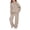 Khaki, variant on CPNG Toddler Girls Sportswear Set Teen Girls Long Sleeve Bow Print Hoodie Sweatshirt and Sweatpant 2 Pcs Outfits Set(White,5-6 Years)