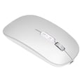 thumbnail image 2 of Ratón inalámbrico para juegos, óptico, recargable, de 2,4 GHz y modo dual, Bluetooth 5.0, para oficina y juegos, color plateado, 2 of 8
