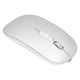 thumbnail image 2 of Ratón inalámbrico para juegos, óptico, recargable, de 2,4 GHz y modo dual, Bluetooth 5.0, para oficina y juegos, color plateado, 2 of 8