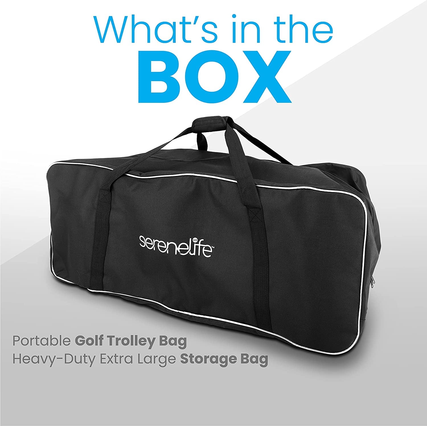 Portable Golf Trolley Bag - Heavy-duty Extra Large Storage Bag