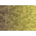 thumbnail image 1 of Ahgly Company Indoor Rectangle Patterned Bee Yellow Area Rugs, 2' x 4', 1 of 6