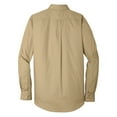 thumbnail image 6 of Mens Long Sleeve Professional Uniform Carefree Cotton/Polyester Poplin Shirt Wheat X-Large, 6 of 6