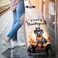 thumbnail image 3 of Happy Thanksgiving Great Dane Welcome Thankful Fall Autumn Pumpkin Travel Luggage Cover Danes Dog Lover Gifts Suitcase Dust Protective Decor - 02021, 3 of 5