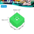 thumbnail image 2 of Uxcell Pool Chalk Holder Billiard Chalk Storage Holder Portable Cue Chalk Holder Green 6 Pack, 2 of 7