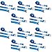 thumbnail image 3 of US Cargo Control E-Track Cam Buckle Straps (10-Pack) 2 Inch x 20 Foot Heavy Duty Blue E-Track Straps with 4 Foot Fixed End and Spring E-Fittings, 833 lbs. Working Load Limit, Logistic Tiedowns, 3 of 4