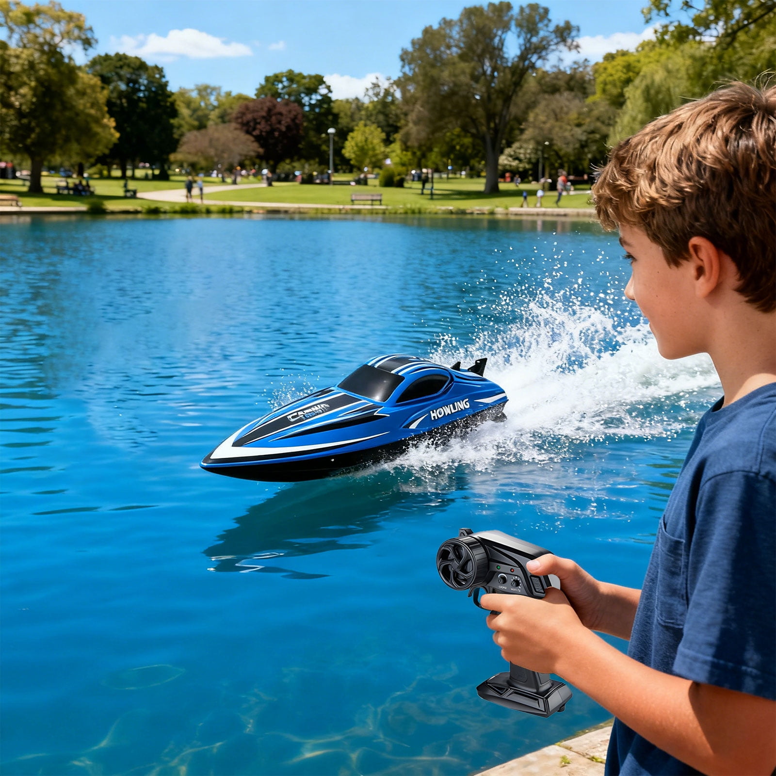 Starter Friendly Vessel Rapid Motor Safe For Pool Otherwise Lake Use