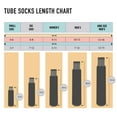 thumbnail image 3 of Yacht & Smith 6 Pair of Men's Long Tube Socks, Black, Sock Size 11-16, 3 of 3