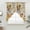 Beige, variant on Sunflowers Dog Swag Valances for Windows, Kitchen Curtains 36 Inch Length 2 Panels Set, Spring Watercolor Floral Stars Colorful Plaid Short Curtains for Small Windows Rod Pocket Cafe Curtains 28"x36"