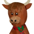 Airblown Inflatables 3.5 Foot Christmas Highlander Cow
