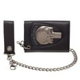 thumbnail image 1 of Punisher Metal Badge Logo Faux Leather Wallet & Chain, 1 of 3